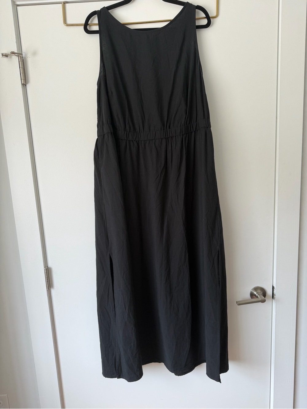 Universal Thread Black Sleeveless Maxi Dress